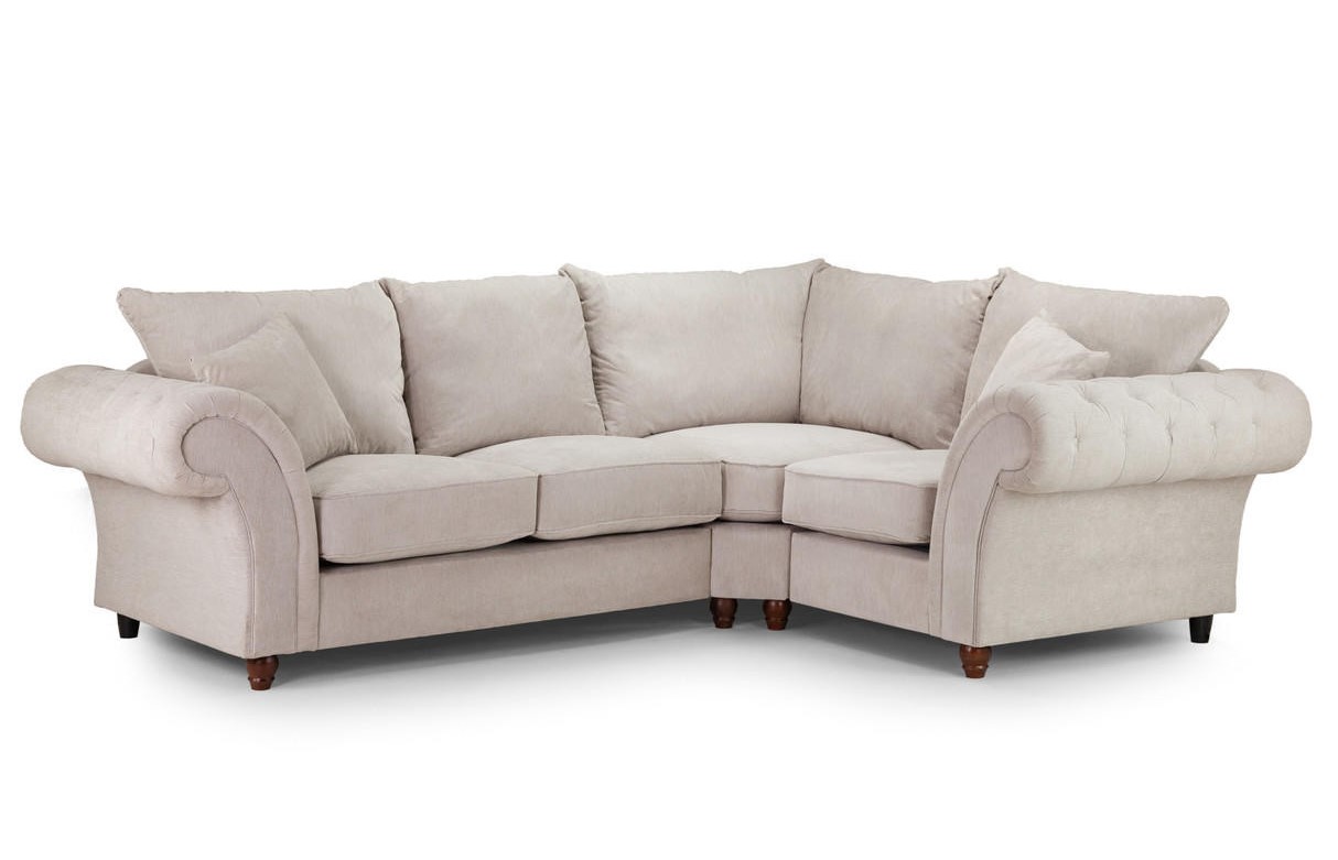 Chimes Belvedere Right hand Corner Sofa Charcoal Stone basildon